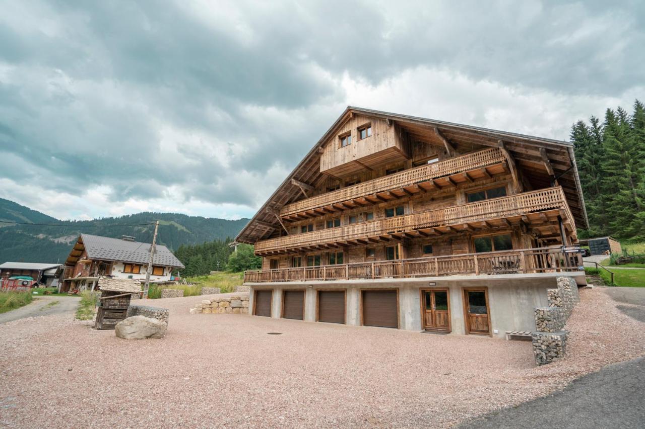 Chalet Les Cerfs Châtel Exteriör bild