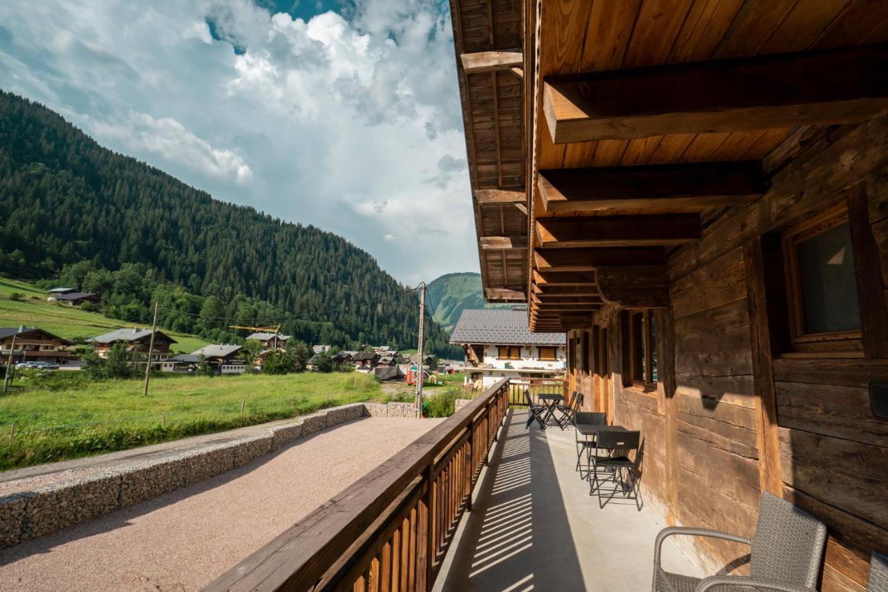 Chalet Les Cerfs Châtel Exteriör bild