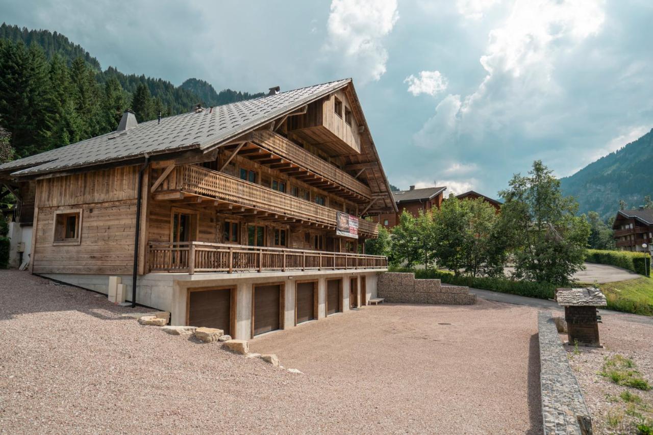 Chalet Les Cerfs Châtel Exteriör bild
