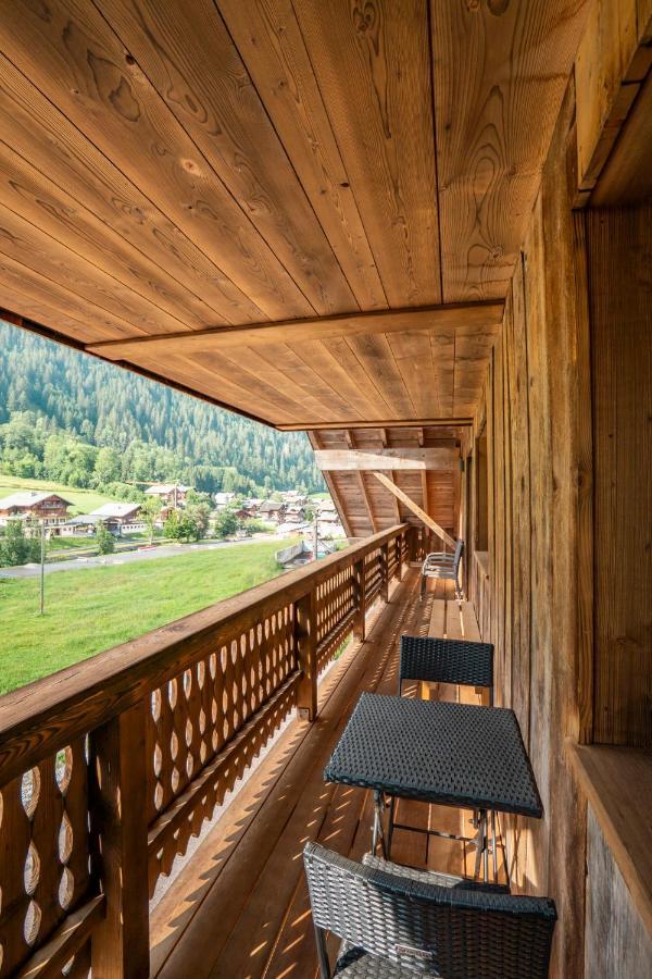 Chalet Les Cerfs Châtel Exteriör bild
