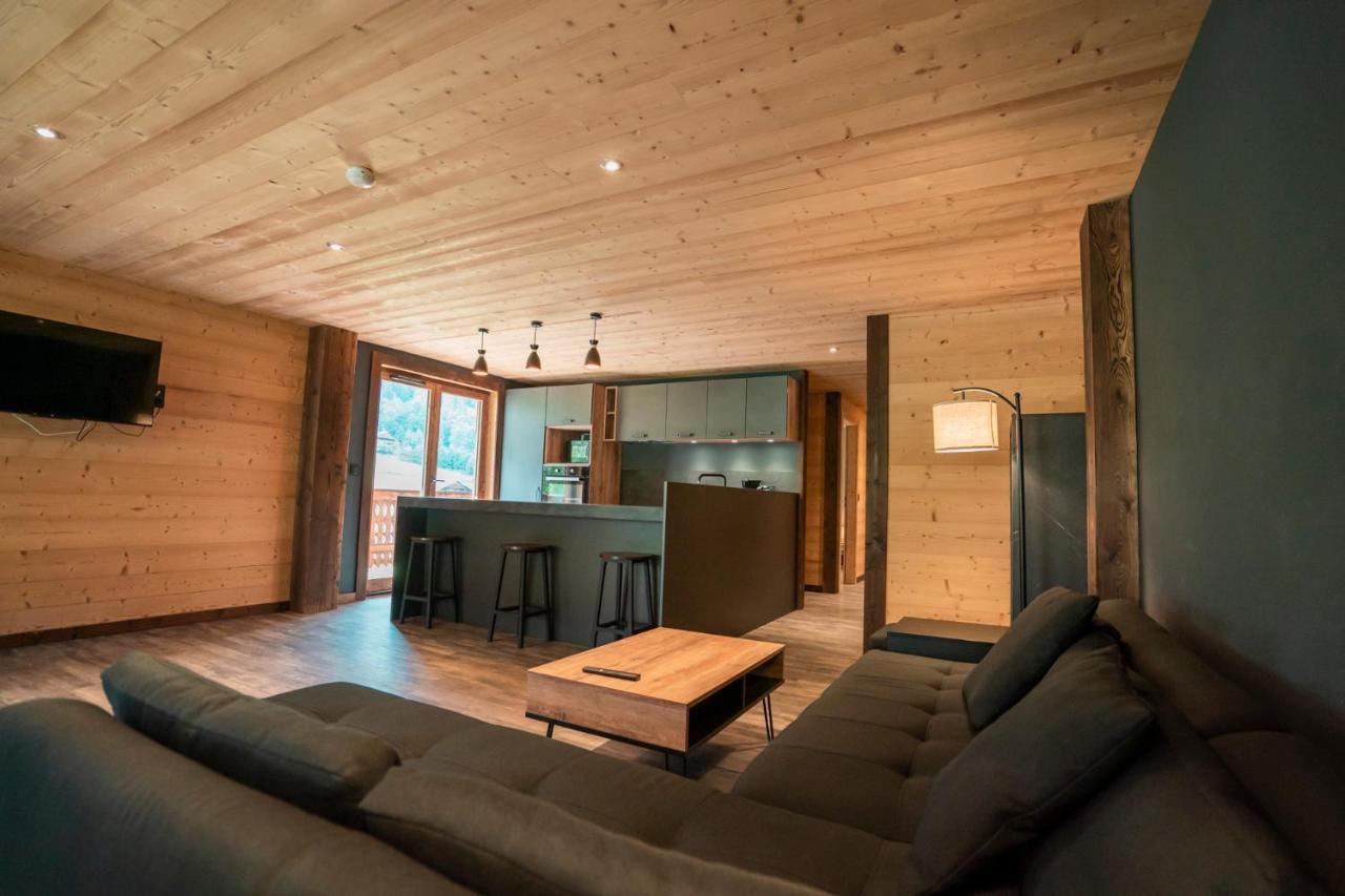 Chalet Les Cerfs Châtel Exteriör bild